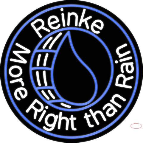 Custom More Right Than Rain Real Neon Glass Tube Neon Sign 
