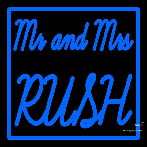 Custom Mr And Mrs Rush Neon Sign  