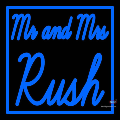 Custom Mr And Mrs Rush Neon Sign  