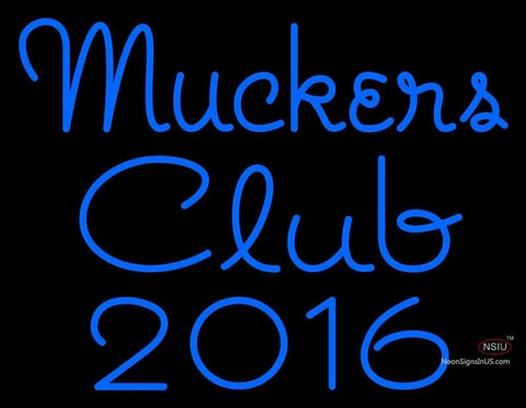 Custom Muckers Club  Neon Sign  