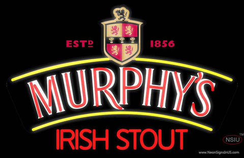 Custom Murphy Irish Stout Real Neon Glass Tube Neon Sign 