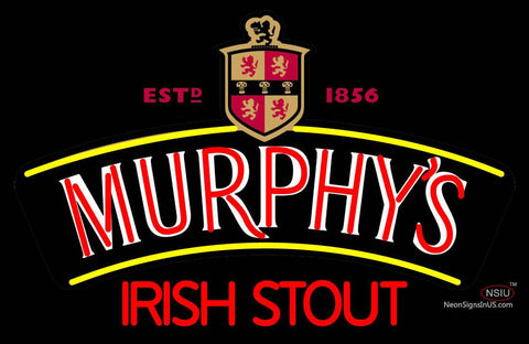 Custom Murphy Irish Stout Neon Sign  