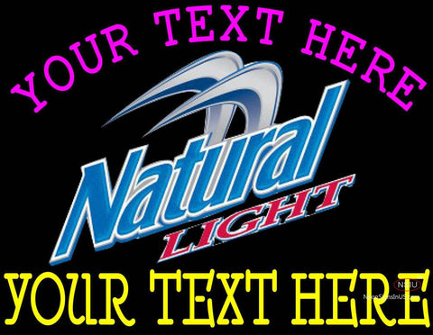 Custom Natural Light Neon Beer Sign 