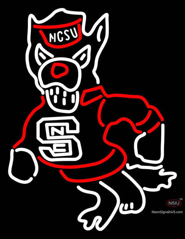 Custom Ncsu Wolf Logo Neon Sign  