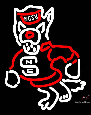 Custom Ncsu Wolf Logo Neon Sign  