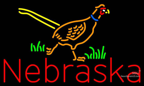 Custom Nebraska Pheasant Steve Neon Sign  