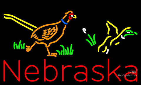 Custom Nebraska Pheasant Steve Neon Sign  