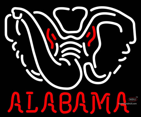 Custom New Alabama Crimson Tide Logo Neon Sign  