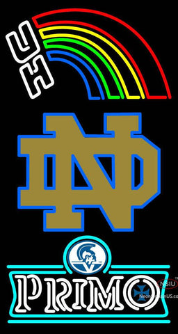 Custom Notre Dame With A Primo Beer Logo And Neon Sign  
