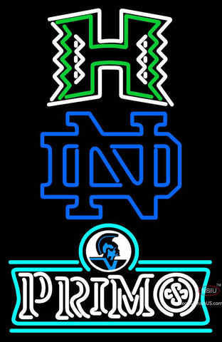 Custom Notre Dame With A Primo Beer Logo Neon Sign  