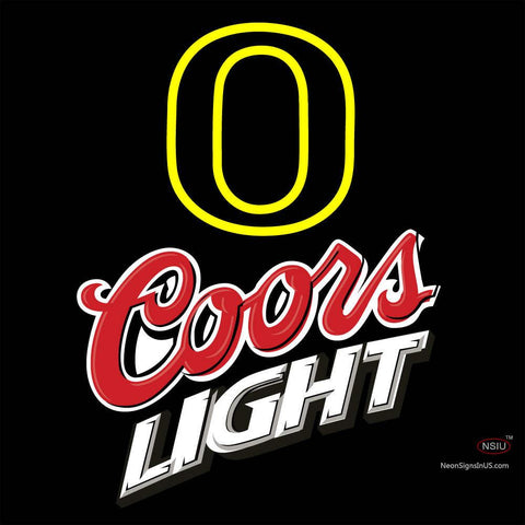 Custom O Coors Light Neon Sign  