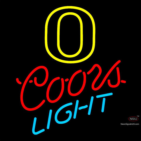 Custom O Coors Light Neon Sign  