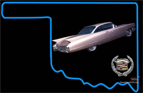 Custom Oklahoma Calidac Car Neon Sign  