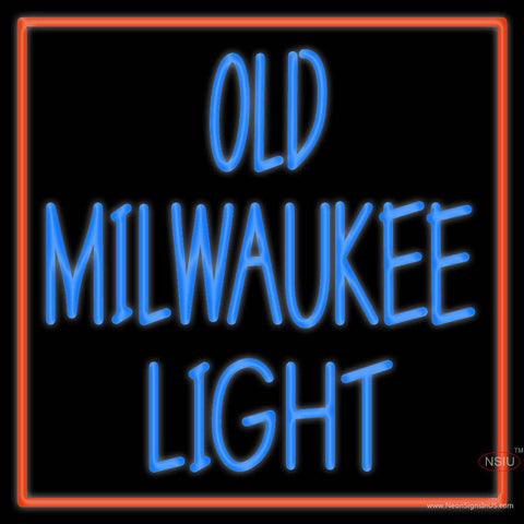 Custom Old Milwaukee Real Neon Glass Tube Neon Sign 