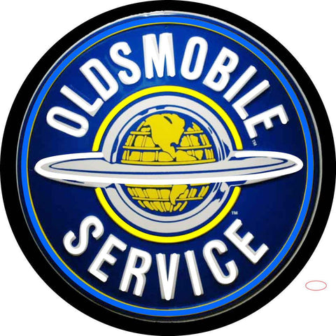Custom Oldsmobile Service Neon Sign  