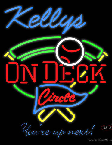 Custom On Deck Circle Logo Real Neon Glass Tube Neon Sign 