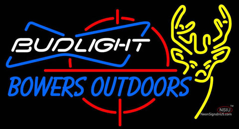 Custom Outdoors Deer Hunting Bud Light Neon Sign  