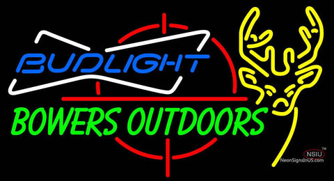 Custom Outdoors Deer Hunting Bud Light Neon Sign  