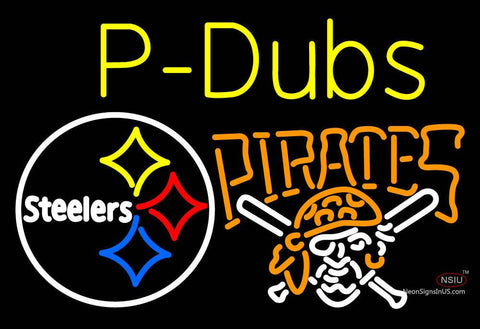 Custom P Dubs Sports Bar and Grille Neon Sign  