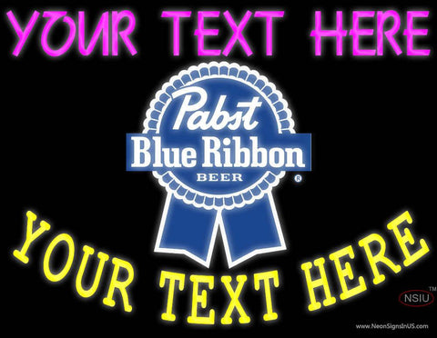 Custom Pabst Blue Ribbon Neon Beer Sign