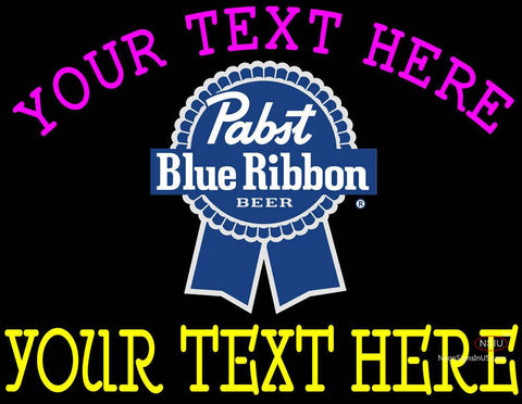 Custom Pabst Blue Ribbon Neon Beer Sign