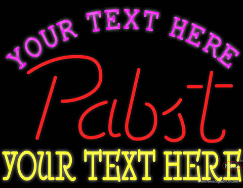 Custom Pabst Neon Beer Sign 