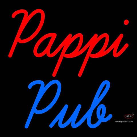 Custom Pappi Pub Neon Sign  