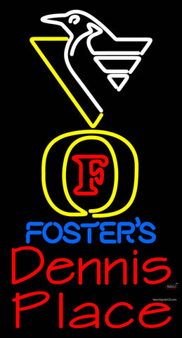 Custom Penguin Fosters Dennis Place Neon Sign  