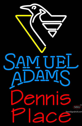 Custom Penguin Samuel Adams Dennis Place Neon Sign  