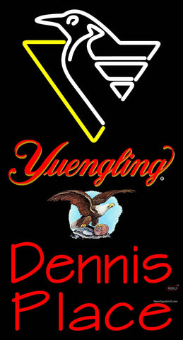 Custom Penguin Yuengling Dennis Place Neon Sign  
