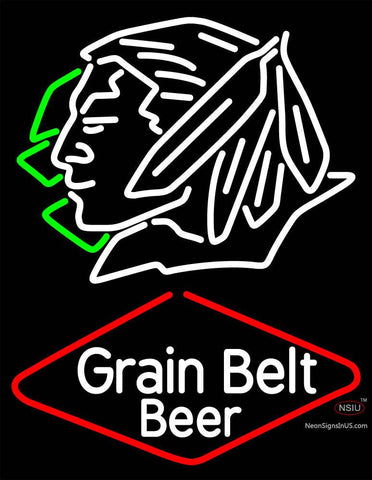 Custom Grainbelt Fighting Sioux Neon Sign  