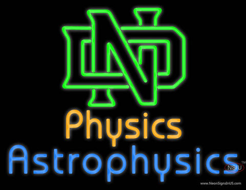 Custom Physics Astrophysics Real Neon Glass Tube Neon Sign 