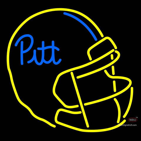 Custom Pitt Football Helmet Neon Sign  