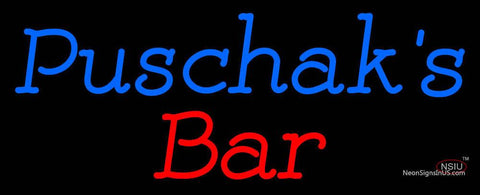 Custom Puschak Bar Neon Sign  
