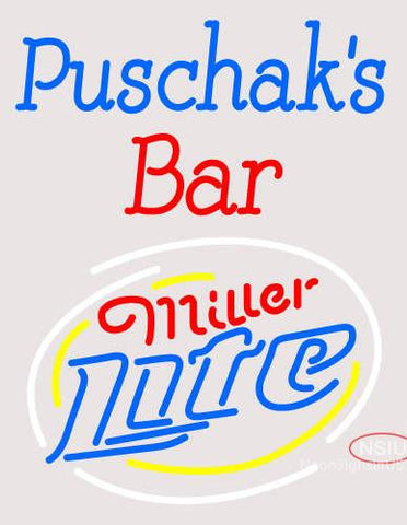 Custom Puschak Bar Neon Sign  