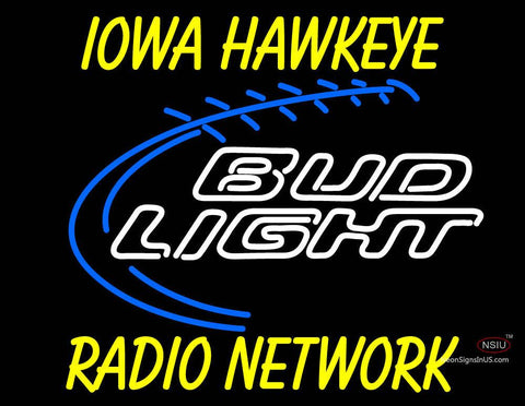 Custom Radio Network Bud Light Football Neon Sign  