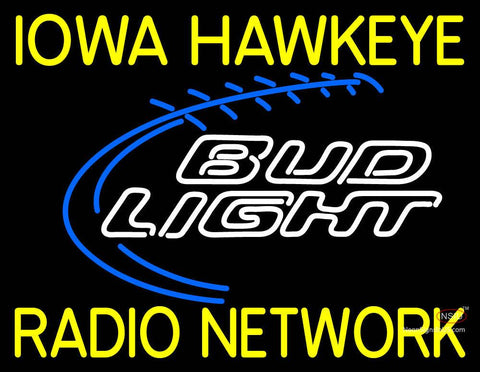 Custom Radio Network Bud Light Football Neon Sign  