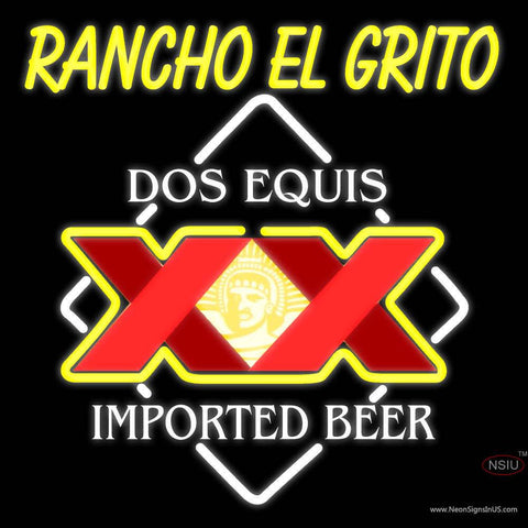 Custom Rancho El Grito Dos Equis Real Neon Glass Tube Neon Sign 