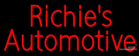 Custom Richies Automotive Neon Sign  
