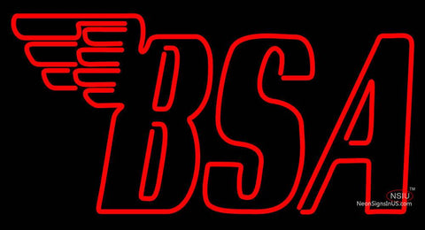 Custom Bsa Logo Neon Sign  