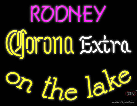 Custom Rodney On The Lake Corona Extra Real Neon Glass Tube Neon Sign 