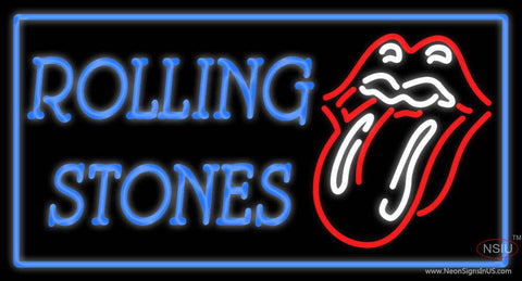Custom Rolling Stones Real Neon Glass Tube Neon Sign 