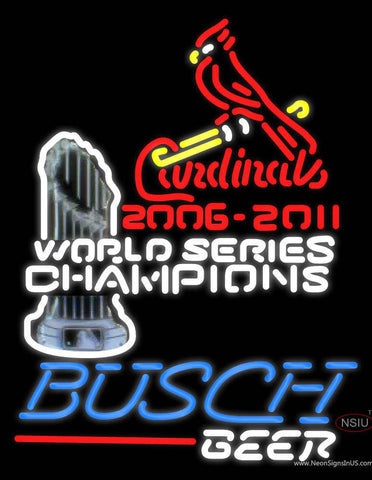 Custom Saint Louis Cardinals Champions   Beer Sign 