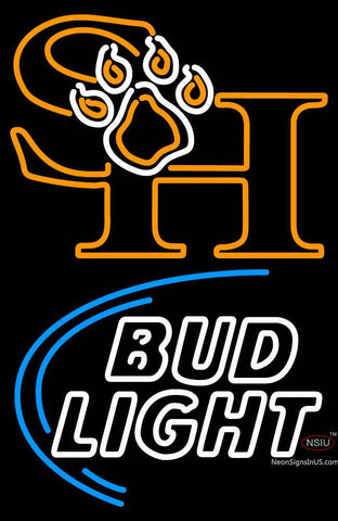 Custom Sam Houston State Bearkats Bud Light Neon Sign  