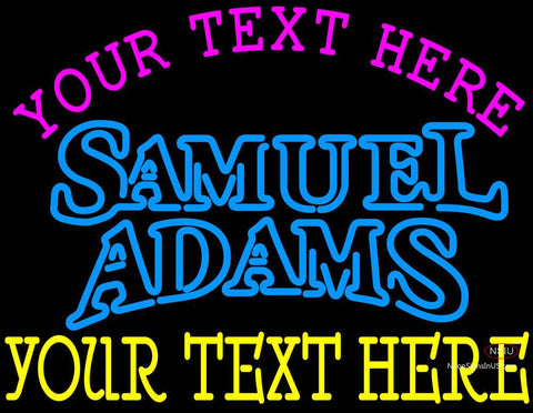 Custom Samuel Adams Double Line Neon Beer Sign