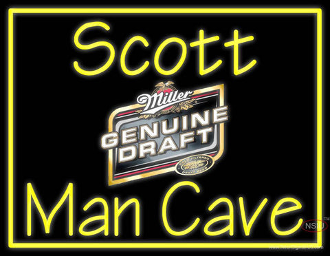 Custom Scott Mancave Real Neon Glass Tube Neon Sign 