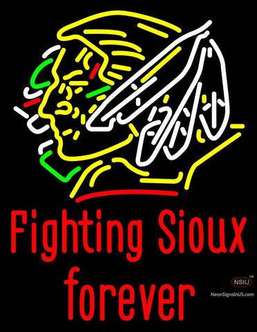 Custom Sheila Gemar Fighting Sioux Neon Sign  