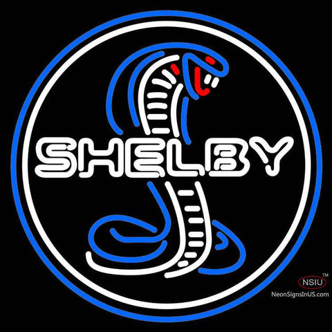 Custom Shelby Cobra Round Neon Sign  