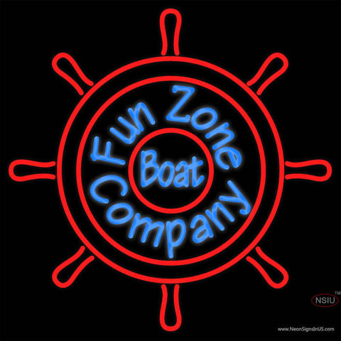 Custom Ships Wheel Logo Real Neon Glass Tube Neon Sign