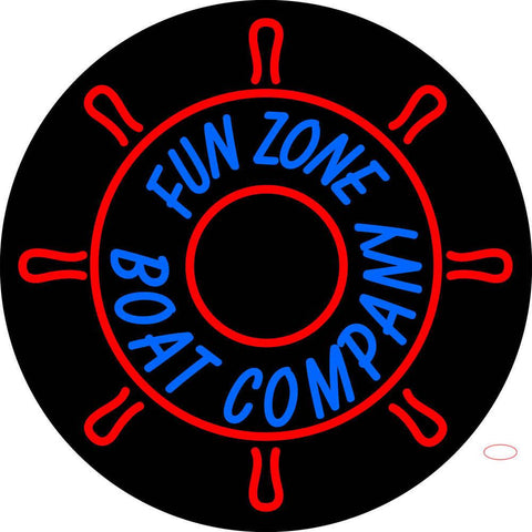 Custom Ships Wheel Logo Neon Sign  